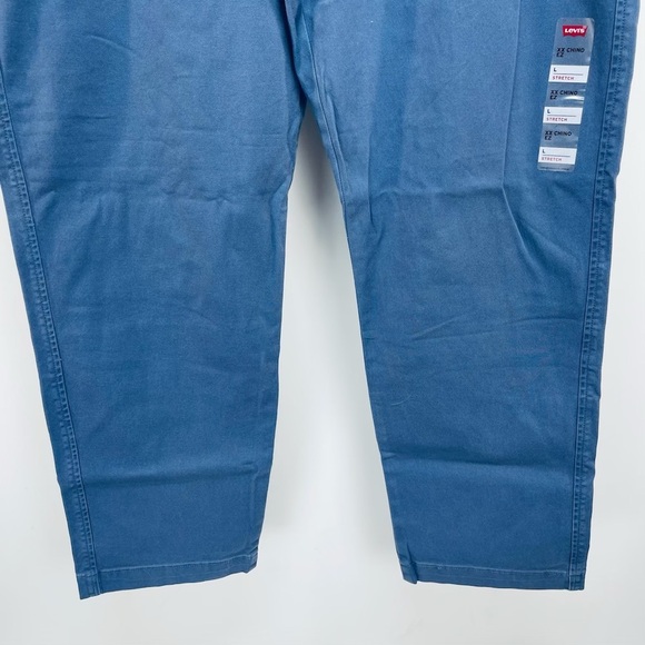 Levi’s XX Chino Pants Size L Ez Man’s Taper Stretch Blue New - Picture 6 of 14
